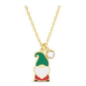 RAE DUNN Christmas Holiday Gnome Necklace